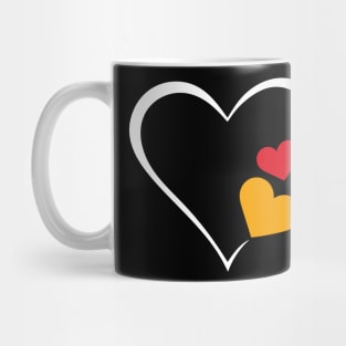 Cute Juneteenth Heart Proud African American Valentine's Day Mug